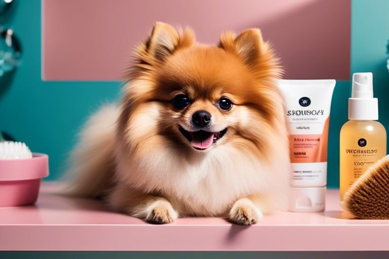 pomeranian-grooming-combatting-dry-skin-issues