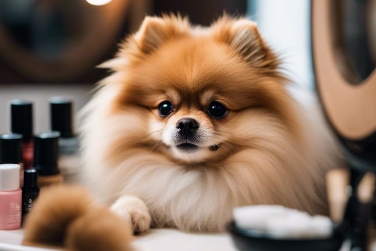 pomeranian-grooming-combatting-dry-skin-issues